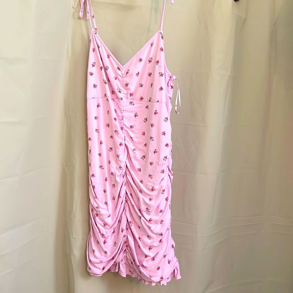 Pink floral dress from Hollister